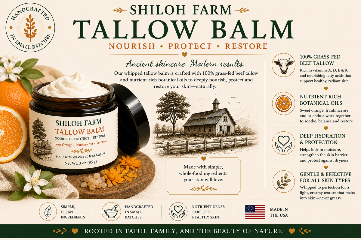 Sweet Orange - Whipped Tallow Balm - Radiance