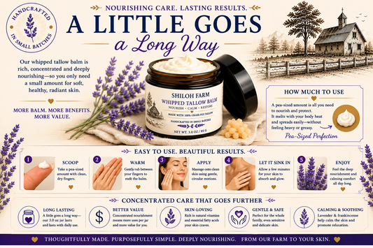 Bulgarian Lavender - Whipped Tallow Balm - Calming