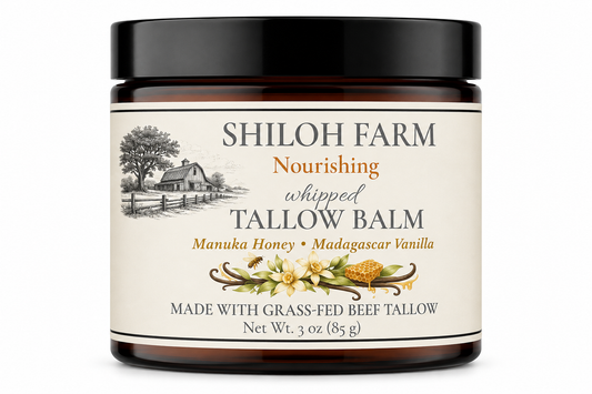 Honey and Vanilla - Whipped Tallow Balm - Nourishing